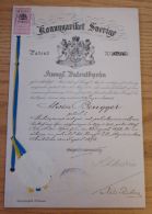 RARE ROYAL SWEDISH PATENT FOR ALVIN BEUGGER 5th APRIL 1894 PETROL PUMP? - Maschinen