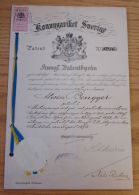 RARE ROYAL SWEDISH PATENT FOR ALVIN BEUGGER 5th APRIL 1894 PETROL PUMP? - Machines