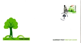 Europa 2016 "Think Green" - Guernsey Guernesey FDC - 2016