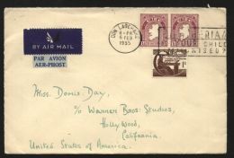 IRELAND 'DORIS DAY' FAN MAIL COVER-UNUSUAL! - Cartas & Documentos