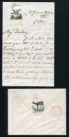 FINE LETTER & ENVELOPE IDA WEBER TO MISS ALTHAUS ST JAMES’S PALACE 1882 - Brieven En Documenten