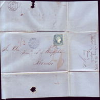 GREAT BRITAIN- 1859 POST OFFICE IN PUERTO RICO-RARE! - Marcophilie