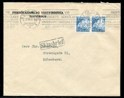 ICELAND PAQUEBOT MARITIME REYKJAVIK 1937 - Lettres & Documents