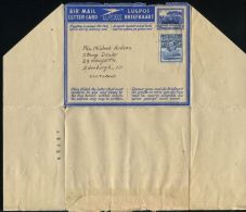 BASUTOLAND AIR LETTERS STATIONERY OVERPRINT GEORGE SIXTH 1954 - 1933-1964 Kolonie Van De Kroon