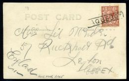 HONG KONG/GB KGV SHIPPING POSTCARD - Lettres & Documents