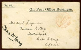 GB - OFFICIAL ON POST OFFICE BUSINESS STATIONERY 1893 - Marcophilie