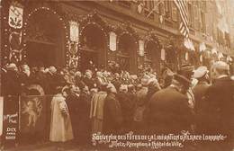 57-METZ- SOUVENIR DES FÊTES DE LA LIBERATION D'ALSACE-LORRAINE -RECETION A L'HÔTEL DE VILLE - Metz