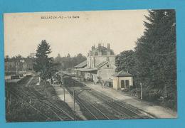 CPA - Chemin De Fer Train En Gare De BELLAC 87 - Bellac