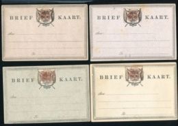 ORANGE FREE STATE STATIONERY POSTAL CARDS 1889 RARE GROUP - État Libre D'Orange (1868-1909)