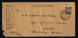 BURMA INDIA OHMS 1931 SERVICE THARRAWADDY - Burma (...-1947)