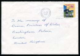 PRINCESS DIANA BUCKINGHAM PALACE NEW ZEALAND - Lettres & Documents