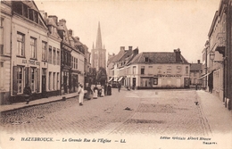 59-HAZEBROUCK- LA GRANDE RUE DE L'EGLISE - Hazebrouck