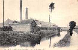 59-HAZEBROUCK- LE TISSAGE LEFEVRE SUR LE CANAL - Hazebrouck