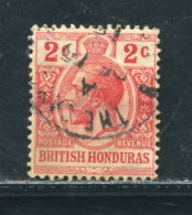 BRITISH HONDURAS KING GEORGE FIFTH VILLAGE POSTMARK THE CAYO 1915 - Honduras Británica (...-1970)