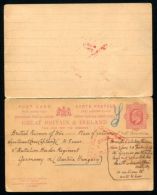 GB KING EDWARD 7TH STATIONERY WWI POW. GERMANY AUSTRIA - Non Classificati