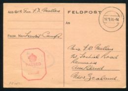 NEW ZEALAND / P.O.W/ WW2 1941 GERMANY FIELDPOST - Entiers Postaux