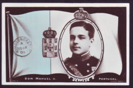 GB- PORTUGAL KING'S VISIT 1909 POSTCARD - Marcophilie