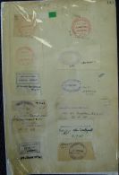GREAT BRITAIN WAR OFFICE WORLD WAR TWO CENSOR OFFICIAL MAIL HANDSTAMPS - Unclassified