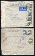 PALESTINE WORLD WAR TWO CENSOR TO SOUTH AFRICA AND INDIA - Palestine