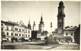 * T1/T2 1934 Besztercebánya, Banska Bystrica; IV. Béla Király Tér, Klopstock, Emil... - Unclassified