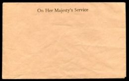 GB QE2 ON HER MAJESTY'S SERVICE INVERTED ENVELOPE - Marcophilie