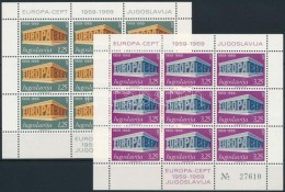 ** 1969 Europa CEPT Kisív Sor Mi 1361-1362 I - Other & Unclassified