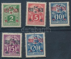 ** 1928 Függetlenség Felülnyomott Sor Mi 68-72 (Mi EUR 30,-) - Other & Unclassified