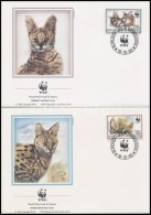 1992 WWF: Szervál Sor 4 FDC-n Mi 1758-1761 - Other & Unclassified