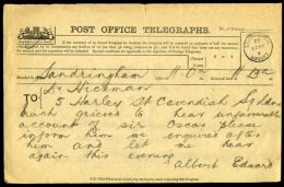 GB QUEEN VICTORIA ROYAL TELEGRAMS SIR OSCAR CLAYTON - Sonstige & Ohne Zuordnung