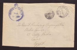 BRITISH FORCES TUNISIA WW2 1943 EGYPT CENSOR - Poststempel