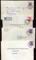 HONG KONG 1960s COMMERCIAL MAIL - Lettres & Documents