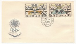 TCHECOSLOVAQUIE - Série GRENOBLE 1968 - 2 FDC Parfait état - Hiver 1968: Grenoble