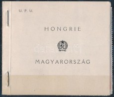 ** 1949 UPU Speciális Bélyegfüzet 2 Szélén Fogazott, D Párokkal és C... - Altri & Non Classificati