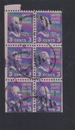 U.S. Scott # 807a Booklet Pane Used - 1941-80