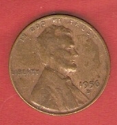 Monnaie - Etats-Unis - 1 Cent - 1956B - 1909-1958: Lincoln, Wheat Ears Reverse