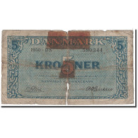 Billet, Danemark, 5 Kroner, 1950, Undated, KM:35g, B - Danimarca