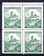 XP3043 - BOEMIA MORAVIA 1939 , Yv N. 26 Quartina  ***  KARLUV - Ungebraucht