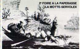 73  LA MOTTE SERVOLET 2°Foire Aux Livres Et A La Paperasse,Costumes  Pecheurs De Bourdeau Et Du Bourget Carte Numerotee - La Motte Servolex