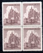 XP3061 - REICH BOEMIA MORAVIA 1939,   1,50 K.  Quartina Integra  *** - Ongebruikt