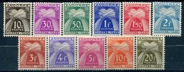 Y&T  N° 21-31 * - Unused Stamps