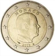 **2 EUROS  MONACO 2011 ALBERT II PIECE NEUVE ( ISSUE DE ROULEAUX )  ** - Monaco