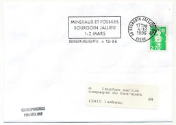 FRANCE - Env. Affr 2,70 Briat - OMEC "Minéraux Et Fossiles" BOURGOIN-JALLIEU (Isère) 1996 - Altri