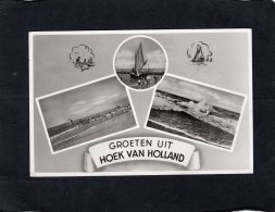70527    Paesi  Bassi,    Groeten Uit  Hoek Van  Holland,  VG  1950 - Hoek Van Holland