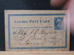 68/713   CP CANADA  1882 - 1860-1899 Reinado De Victoria