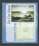 Tonga 2013 Tin Can Mail Ship & Island  $5.40 Miniature Sheet MNH - Tonga (1970-...)
