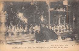 60-CREIL- 1914, M. BODIN, ( TABAC) QUI A FALLIT DEUX FOIS ETRE FUSILLE - Creil