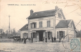 60-VERBERIE- GARE DU CÔTE DE LA COUR - Verberie