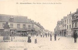 60-GRANDVILLIERS- PLACE BARBIER, ENTREE DE LA RUE DE BEAUVAIS - Grandvilliers