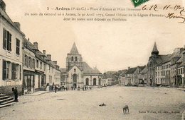 CPA - ARDRES (62) - Aspect De La Place D'Armes Et De La Place Dorsenne En 1907 - Ardres