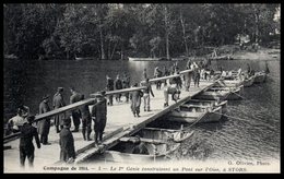 95 - STORS --  Le 1er Génie Construisant Un Pont Sur L'Oise - Otros Municipios